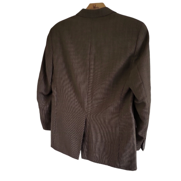 Vintage Y2K Lauren Ralph Lauren men's plaid pure new wool blazer jacket, 40R - Picture 4 of 11